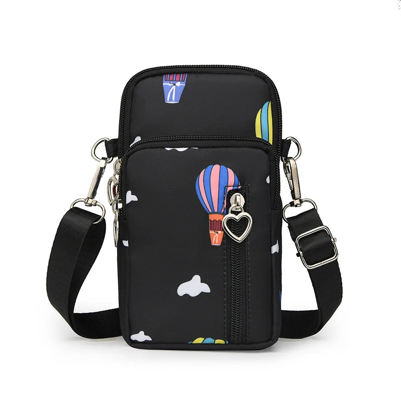 New Korean-style mobile phone bag, crossbody bag, mobile phone pouch, crossbody purse, vertical style small bag
