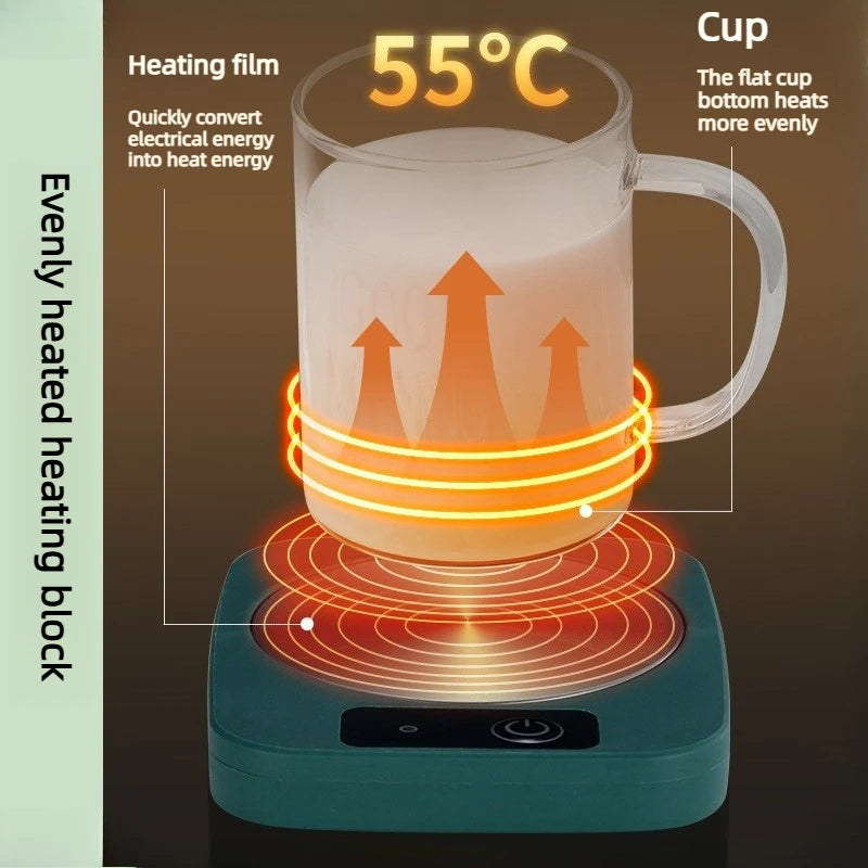 Smart 55  Degrees Warm Cup Warmer EU US Plug 220V 110V Insulated Heating Pad Heating Coaster for Milk Coffee Office Tea Home Use