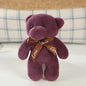 18-90Pcs Mini Teddy Bear Toy Plush Stuffed Bear Doll for Keychain Craft DIY Accessory Birthday Gifts Party Favors Supplies 4.7in