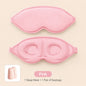 3D Contoured Sleep Eye Mask With Earplugs Zero‑Pressure Light Blocking Blindfold Adjustable Strap Soft Sleeping Mask For Travel
