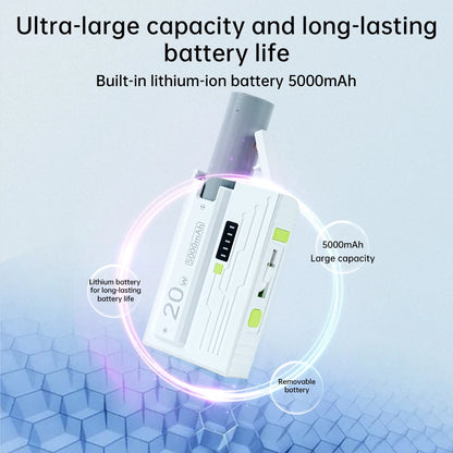 Power Bank Case 1 *21700 Battery Box DIY Kit USB Type-C 20W Fast Charging Power Bank Box Dual Mode Suppors Small Current