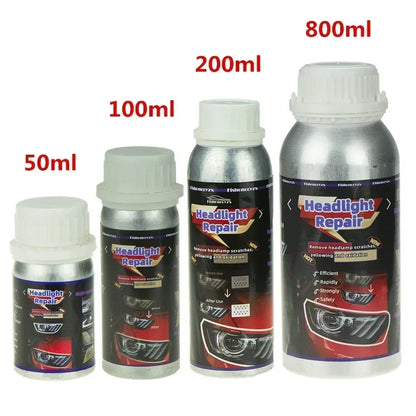 800ml reflektory płynny polimer reflektory chemiczne polerowanie płyn naprawczy renowacja zadrapania zestaw do polerowania reflektorów