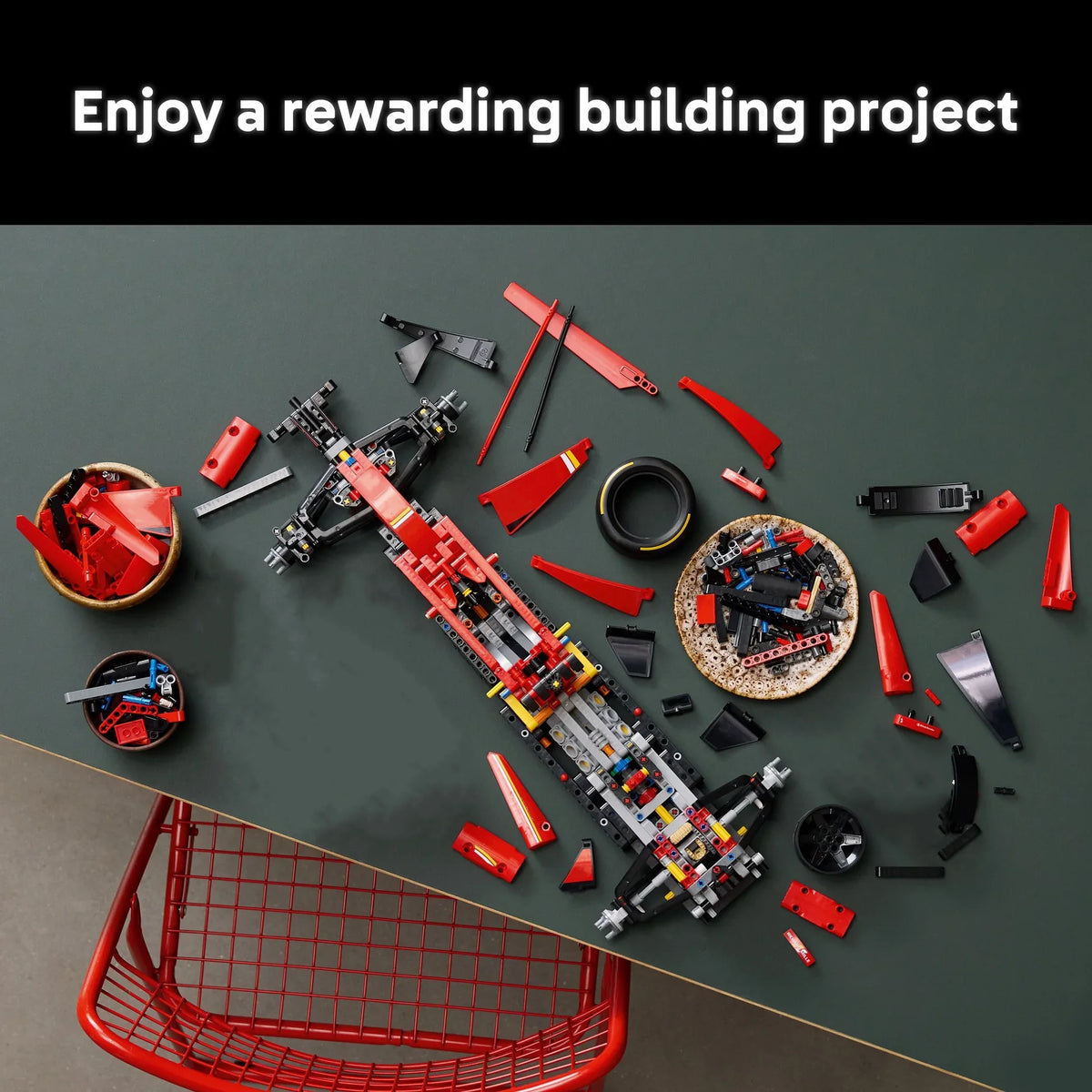 Technical 1361/1639PCS 1:8 Scale SF24 RB20 Race Car Model Assembly Advanced Construction MOC Replica Exclusive Kit Birthday Gift