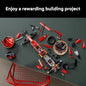 Technical 1361/1639PCS 1:8 Scale SF24 RB20 Race Car Model Assembly Advanced Construction MOC Replica Exclusive Kit Birthday Gift