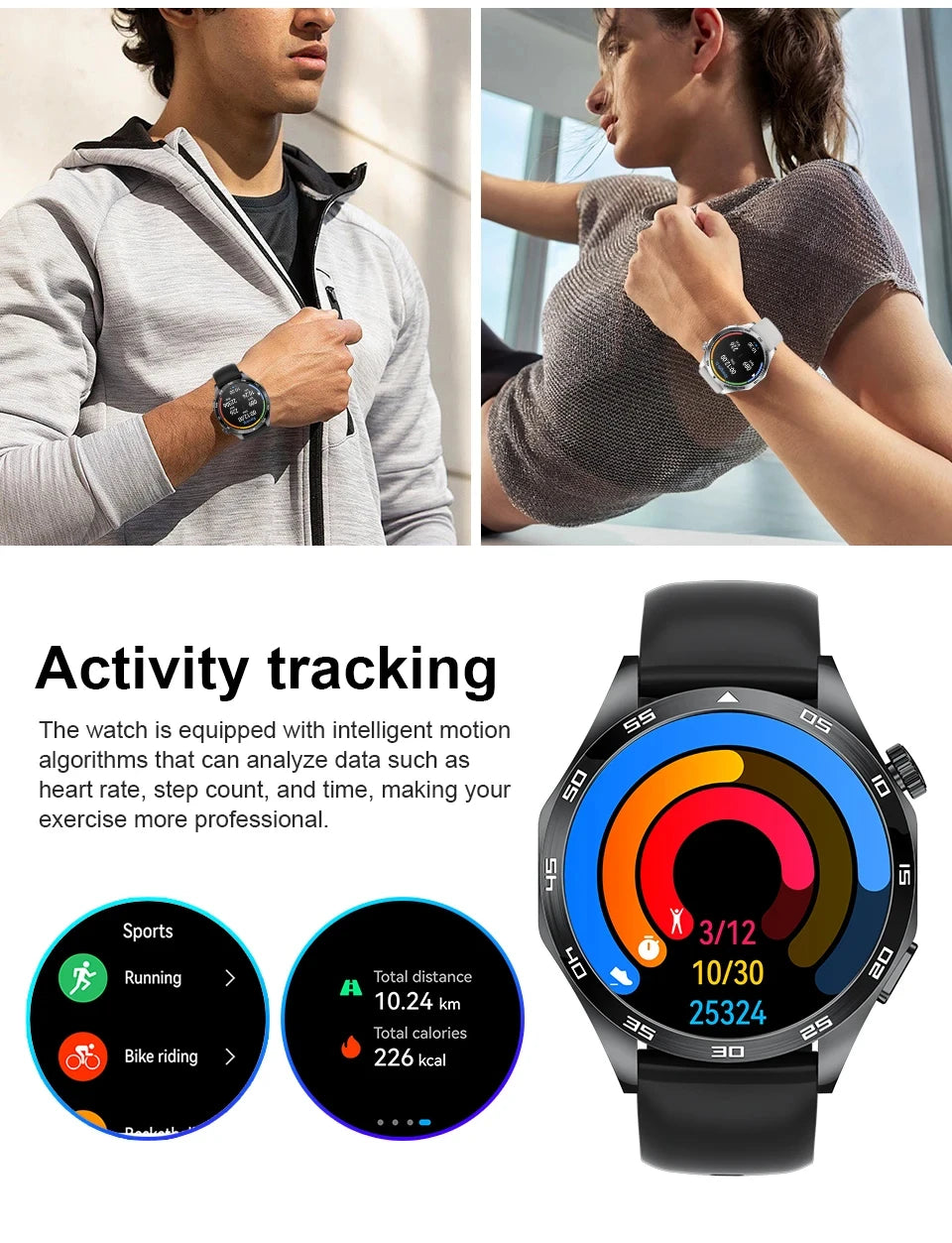 LIGE Micro Physical Examination ECG Smart Watch Men Bluetooth Call Heart Rate Blood Pressure Oxygen Health Smartwatch 2025 New