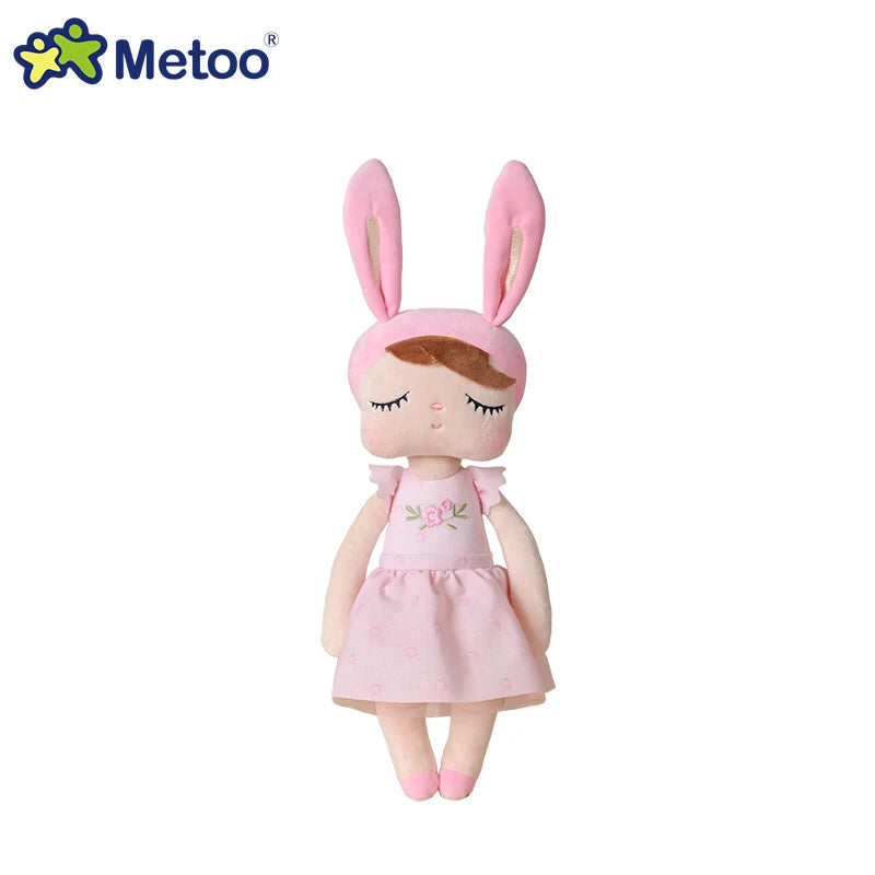Original Metoo 35cm Angela Pastoral Style Bunny Plushie Doll Child Hug Soft Stuffed Toys For Baby and Kids Birthday Gifts
