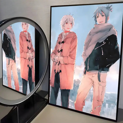 Anime No. 6 Poster Self-adhesive stickers are suitable for any wall surface waterproof moisture-proof