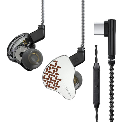 KBEAR Rosefinch 3.5mm/Typec 10mm DD In Ear Monitor HiFi Dynamic Headphones OFC Wired Earphones Music Headset KS1 Lark Headset