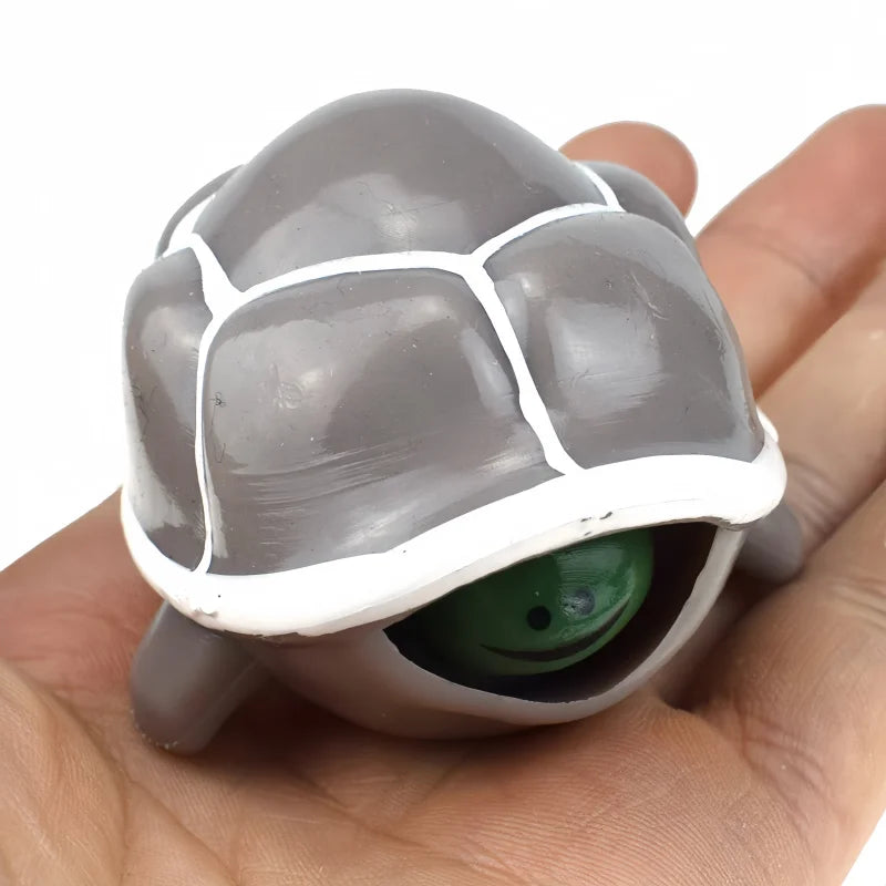 Tortoise Squeeze Toys ADHD Stress Relief Key Chain Fidget Toys Funny Stress Ball For Kids Adult Cartoon Turtle Stress Relief Toy
