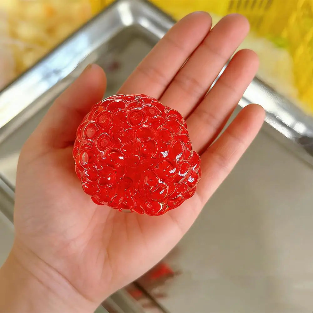 Ice Bead Squishy Balls Super Soft Mochi Fidget Toy Slow Rebound Texture for Anxiety Relief & Relaxation Squeezing Soothing Toy