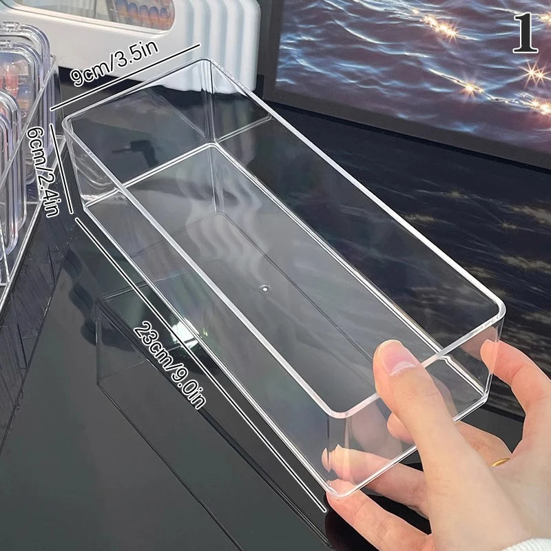Transparent Makeup Puff Storage Holder Egg Shape Air Cushion Puff Organizer Desktop Makeup Display Box for Beauty Tools