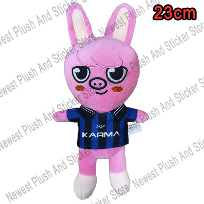 8pcs Skzoo Plush 25cm Kpop Cartoon Stuffed Animal Plushies Stray Kids Plush Doll Toys Kawaii JYP Adults KZ Fans Keychain  Gift