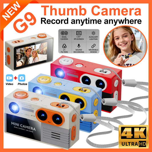 G9 Palm-Sized Mini Digital Camera 1.97inch Screen with Flashlight Multiple Filters Keychain Portable Digital Camera For Gift NEW