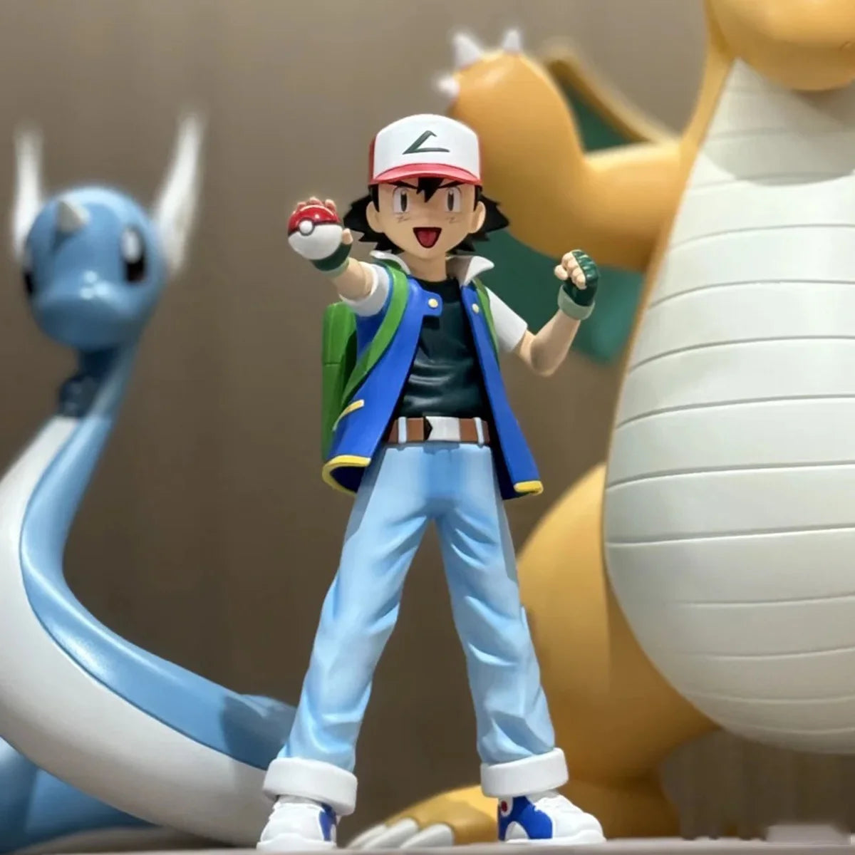 13cm Anime Pokemon Ash Ketchum Figure Pokemon Action Figures Pvc Collection Model Toys Gifts