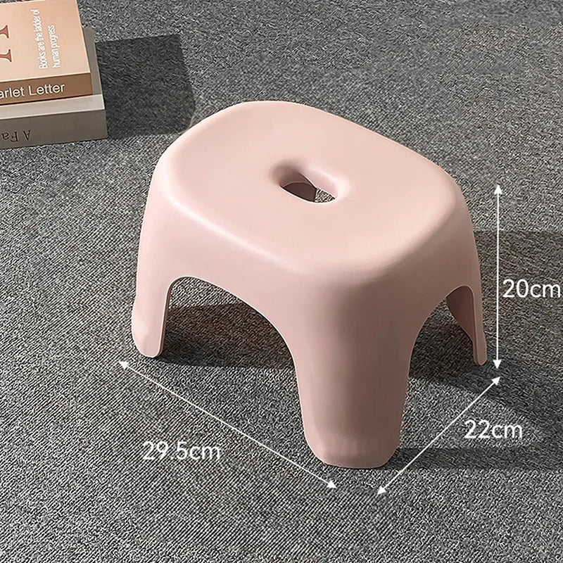 Bathroom Stools Shoe Stools Household Plastic Stool Thickened Stackable Small Benches Fishing Stool Children's Low Stool