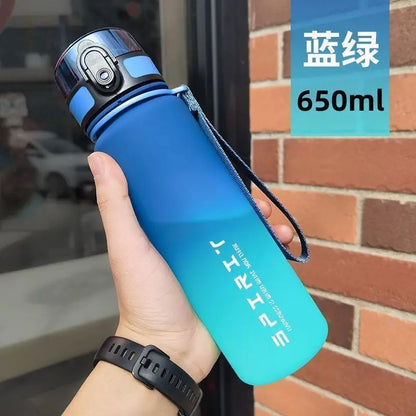 Sports Water Bottle Portable Outdoor Bottle 500ML-1000ML Flip Top Fitness Water Bottle Large Capacity Sports Bottle