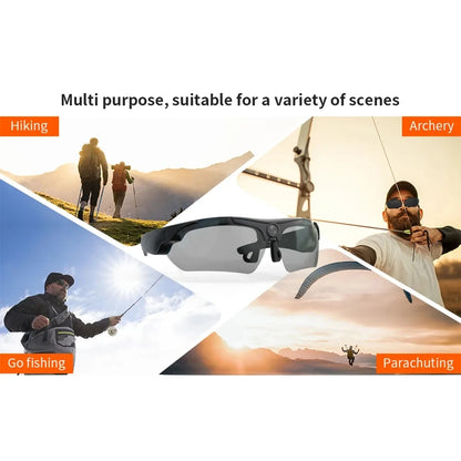 1080P Full HD Mini Camera Sunglasses Camera Outdoor Sports DV Intelligent Sports Glasses Cam DVR Wide-angle Glasses Camera