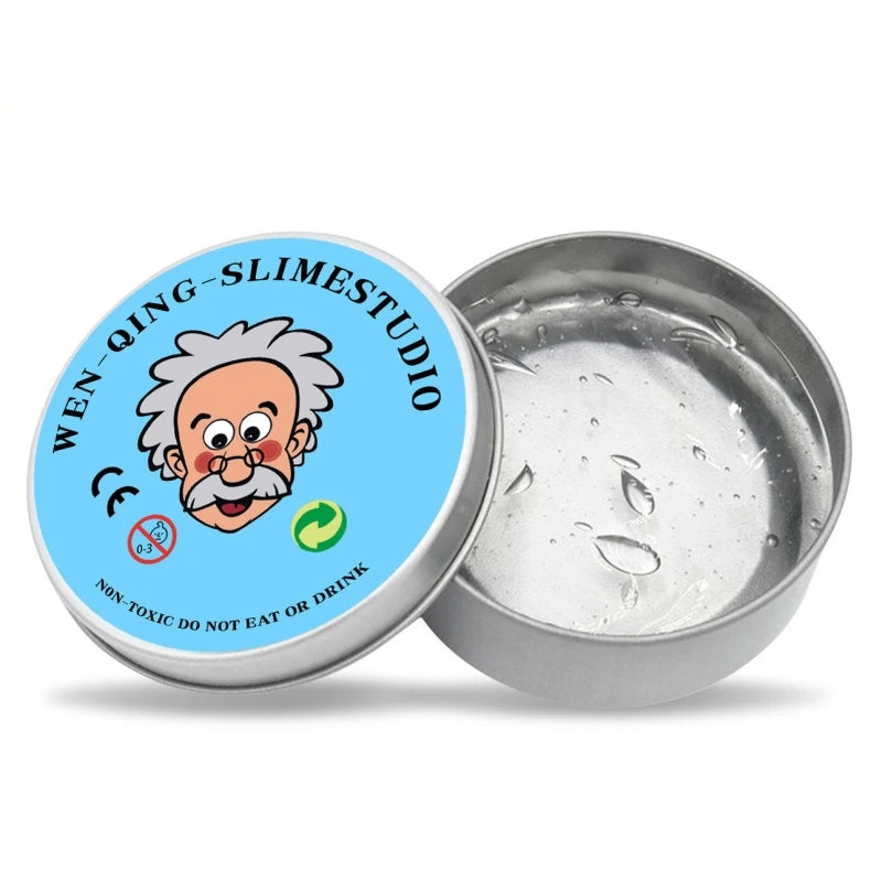 Stress Relief Toys Putty Crystal Vibrant Glass Mud Playdough Reusable Non-Newtonian Fluid Children's Toy Pinchle Birthday Gift