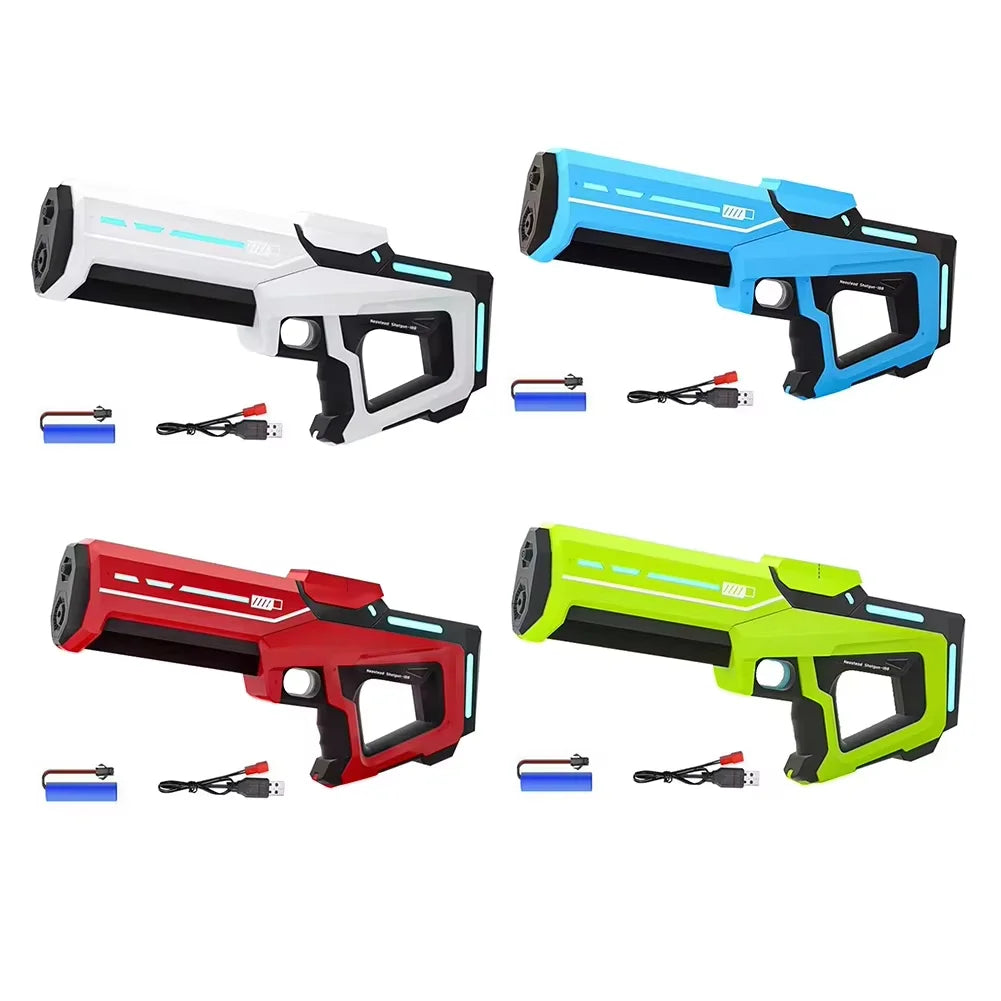 Children's Fully Automatic Water Storage Gun Large Capacity Electric Water Absorbing Toy Gun Summer Outdoor Water Toy Gift