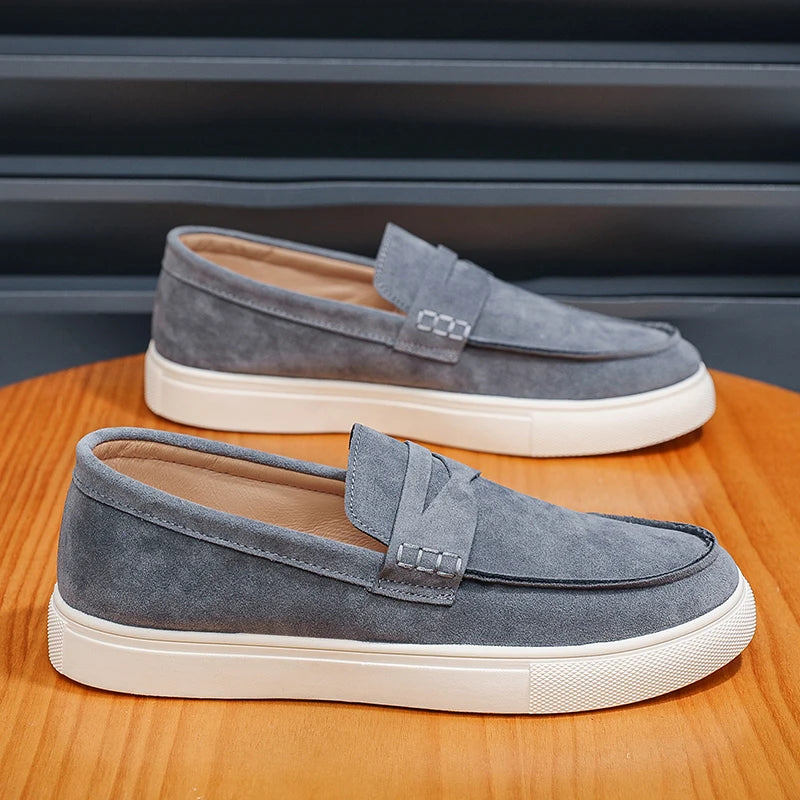 Daily Comfort Loafers Breathable Construction Dissipate Heat, Lightweight Build Lower Burden for Tired-Free Daily Movement