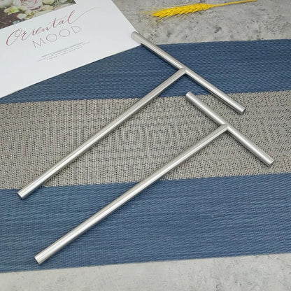 Stainless Steel Crepe Spatula Spreader Pancake T Maker Tool Turner Utensils Cake Shape Rake Pan Making Kit Stick Icing Brownie