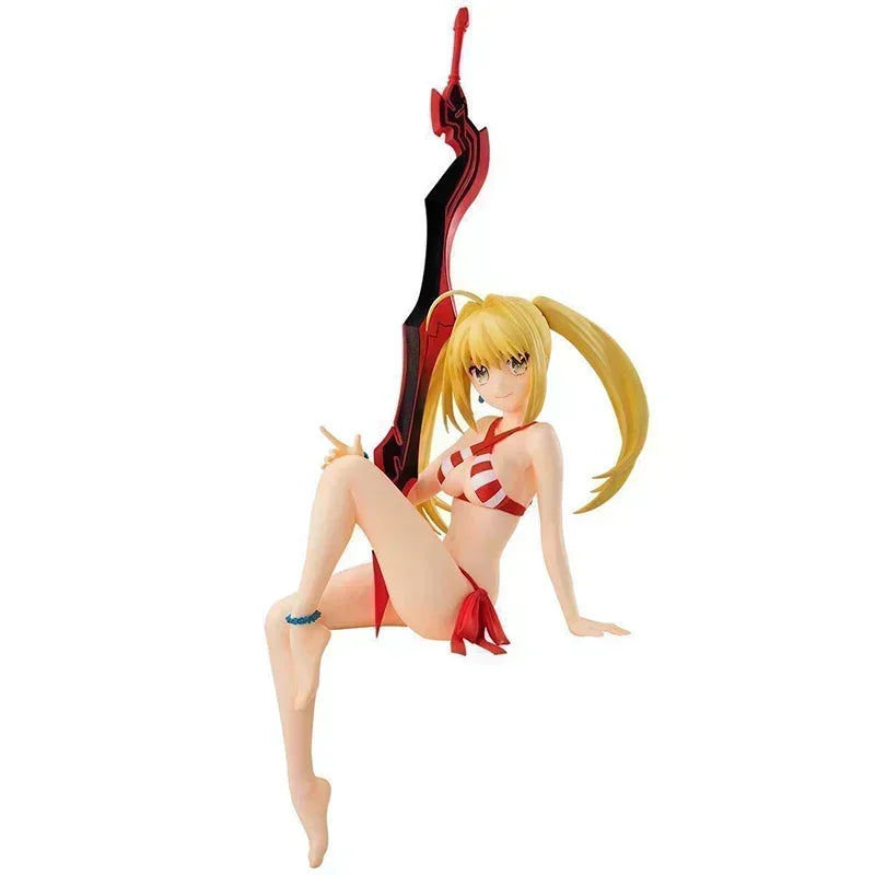 Fate Grand Order Altria Pendragon Saber Alter Rider 27cm Anime Figure Model Doll Jeanne D Arc Action Figurine Collectible Toy