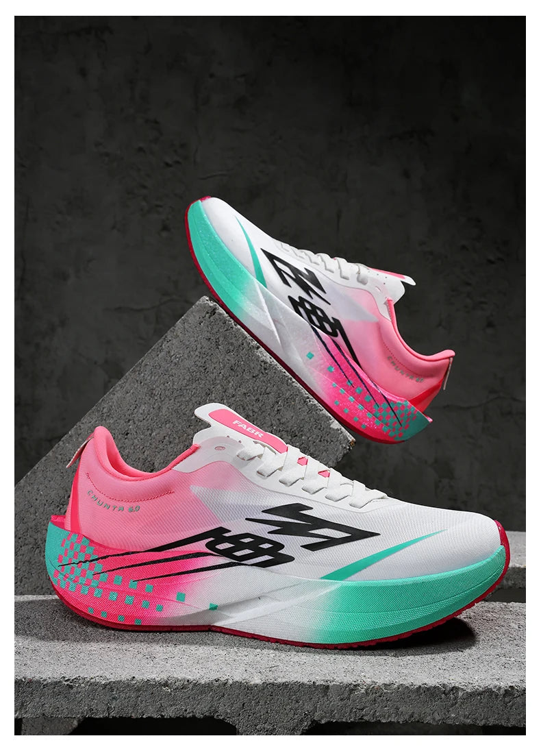Marathon Men Running Shoes Carbon Board Speciality Sports Breathable Lightweight Women's Comfortable Chunta Athletic Sneakers