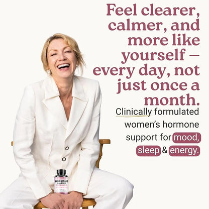 Hormone Balance Probiotic, Supports Menopause Balance, Relieves Fatigue, Mood Swings, Improve Digestion & Metabolism