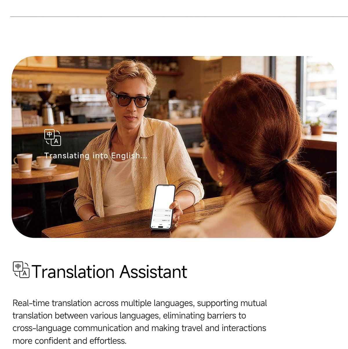 MT5 Ultra AI Smart Glasses 8MP Camera Video Recording Real-Time Translation Bluetooth Call Music with Charging Case