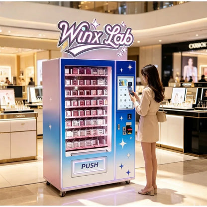 Touch Screen Eyelash Earring Vending Machine AI Virtual Trial Card Reader for Shopping Mall Retail Free Custom Stickers