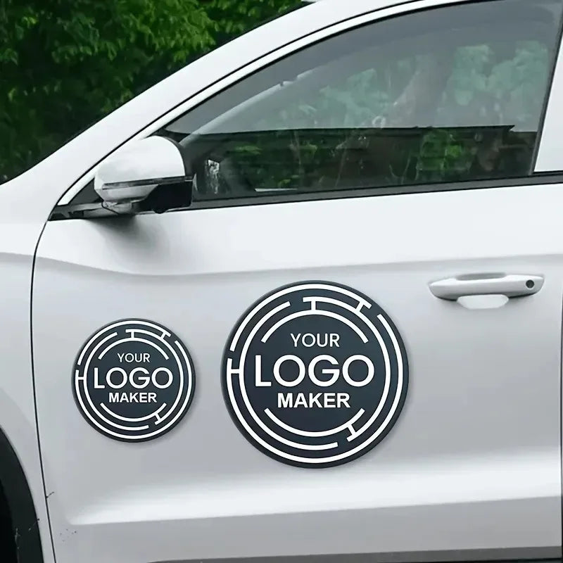 Custom Car Magnet Stickers, Durable Car Magnets, Perfect for Commercial Vehicle Advertising, Customize Your Logo