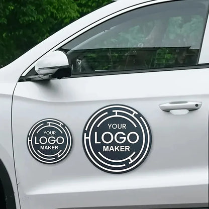 Custom Car Magnet Stickers, Durable Car Magnets, Perfect for Commercial Vehicle Advertising, Customize Your Logo