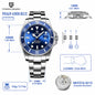 PAGANI DESIGN Men Watches Automatic Watch Mechanical Watch Sapphire Glass Stainless Steel Luminous Date Reloj Hombre Luxury Wris
