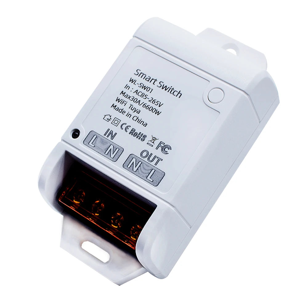 ZIGBEE/WiFi Smart Switch 30A 6600W/4000W Relay Module AC DC7-32V 85-250V Timer Home Automation Alexa Works with Tuya Smartlife