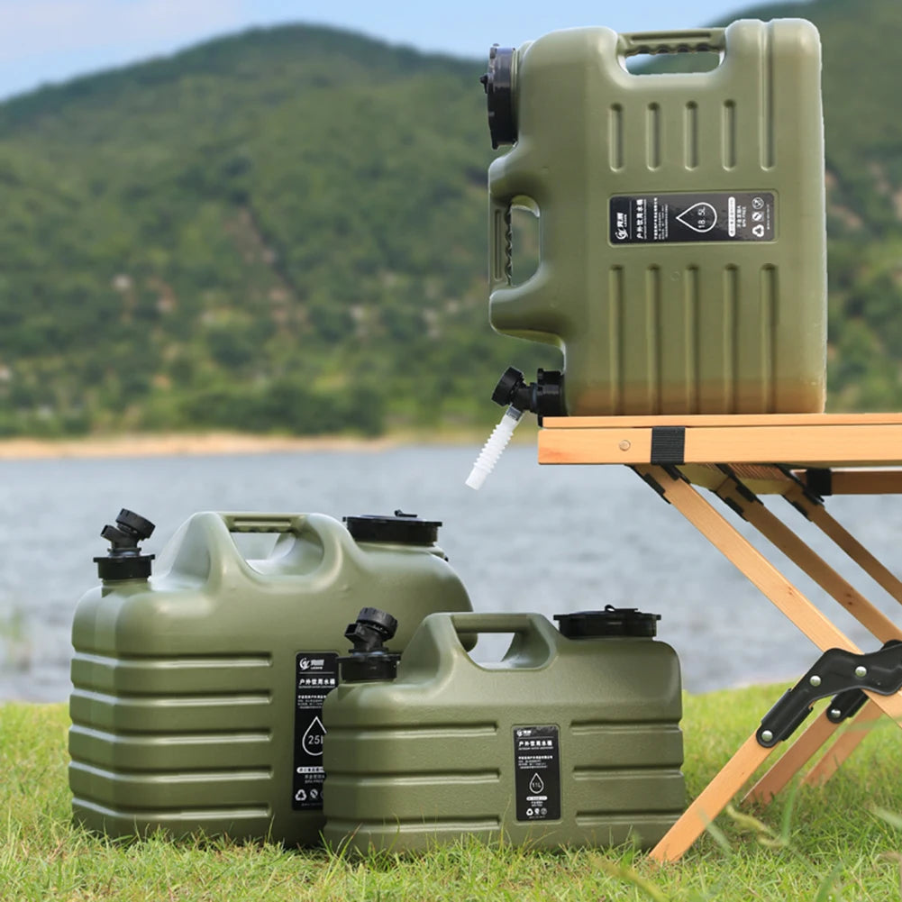 11L Outdoor Water Bin Large Capacity for Camping Fishing Picnic Hiking Portable Drinking Water Canister with Detachable Faucet