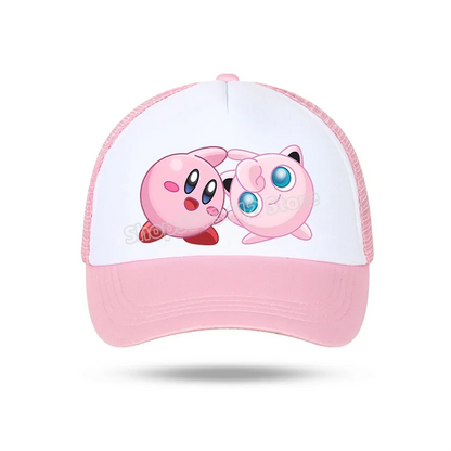 Star Kirbys Children Baseball Hat Cartoon Casuals Bonnet Outdoor Sports Sun Cap Peaked Caps Unisex Men Baby Kids Birthday Gifts