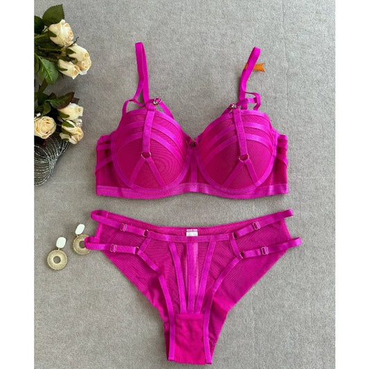 Cute Sweet Pure Desire Bralette Set for Women Wireless Push Up Bra Small Chest Summer Lace Lingerie New Style Free Ship MOYISU