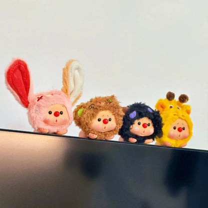 Cute OYO Bear Mini Crawling Animal Party Series Blind Box Trendy Toys Figurine Collection Desktop Ornament Mystery Box Gifts