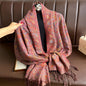 Luxury Winter Scarf Women Cashmere Warm Pashmina Brand Foulard Female Shawls Wraps Thick Soft Bufanda Poncho Scarves Stole 2025