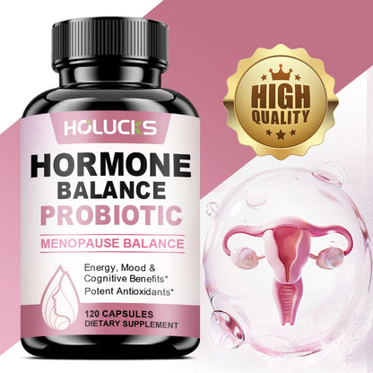 Hormone Balance Probiotic, Supports Menopause Balance, Relieves Fatigue, Mood Swings, Improve Digestion & Metabolism