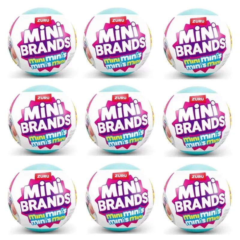 Zuru Mini Brands Fridge Blind Box: 5 Mystery Toys! Miniature Grocery Collectibles for Dollhouse & Kids' Play. My Melody