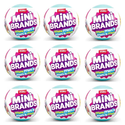 Zuru Mini Brands Fridge Blind Box: 5 Mystery Toys! Miniature Grocery Collectibles for Dollhouse & Kids' Play. My Melody