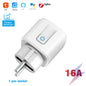 Tuya ZigBee Smart Socket Supporting Google/Alexa Voice Control| Requires Gateway| Remote Scheduling/Power Consumption Statistics