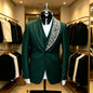 Beaded Wedding Suits for Men Prom Party 3Pcs Groom Tuxedo Custom Made Luxury Slim Fit Fashion Separates Jacket Vest Pants 2026