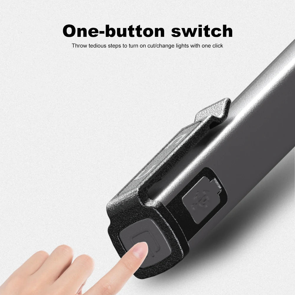 Waterproof Mini Nursing Flashlight LED+SMD Medical Handy Pen Light USB Charging Pocket Penlight Torch 400mAh for Nursing Student