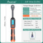 MOVECRAB Series Digital Torque Wrench 1.5-340N.m 2% Accuracy Preset Values with Buzzer, LED Flash & HandleVibration Notification