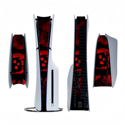 Decoration Strip Center Skin Sticker For PlayStation 5 Slim PS5 Slim Disc Version & Digital Version Console Middle Stickers Skin