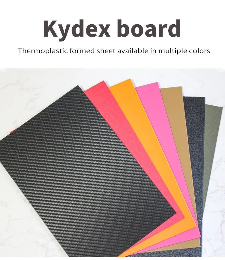 KYDEX Sheet Thermoform for Knife Sheath Holster Making Airsoft Armor Keel Guards 1Pcs