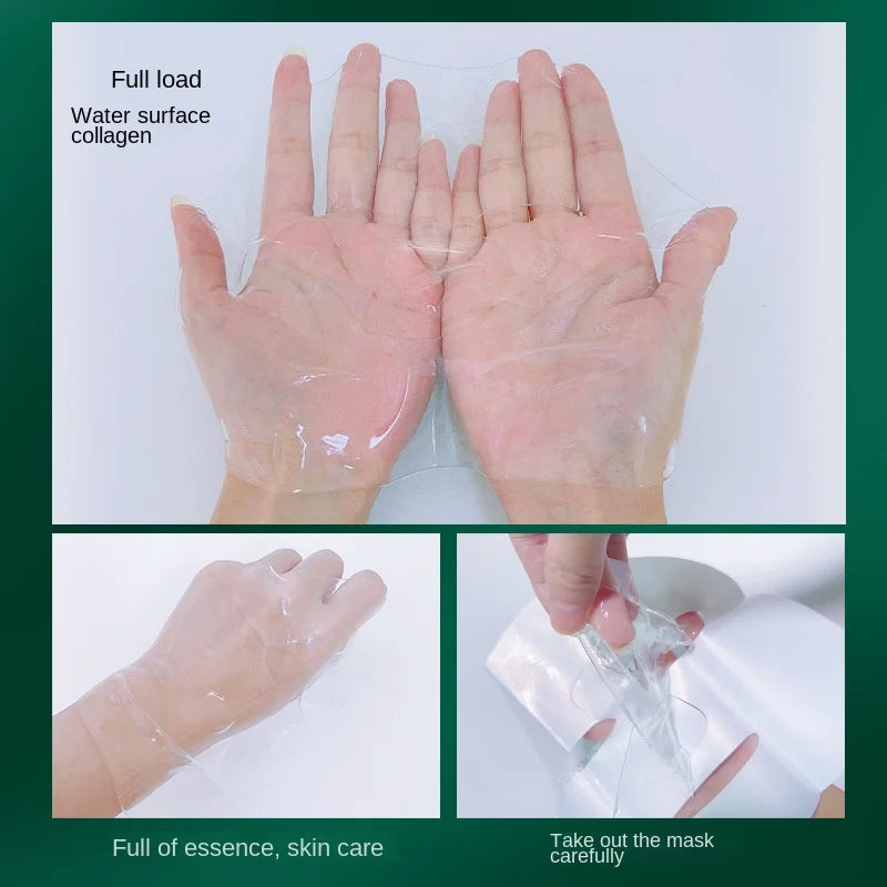 Seaweed Collagen Filling Crystal Mask Jelly Moisturizing Wrinkle Removal Skin Transparent Mask Skin Care Masque Beauty Health
