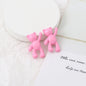 10PCS/lot DIY Cute Cartoon Teddy Bear Pendant Jewelry Accessories Wholesale Alloy Spray Paint Simple Multicolor Jewelry Material